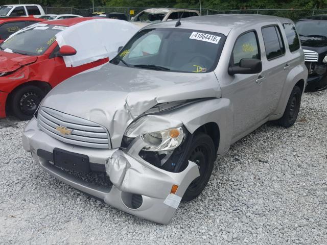 3GNDA13D38S587986 - 2008 CHEVROLET HHR LS Plata foto 2