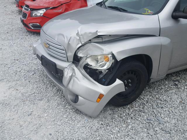 3GNDA13D38S587986 - 2008 CHEVROLET HHR LS Plata foto 9