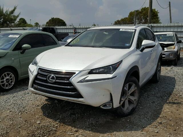 JTJYARBZ4H2077077 - 2017 LEXUS NX 200T WHITE photo 2