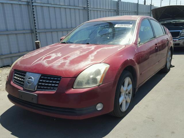 1N4BA41E96C805483 - 2006 NISSAN MAXIMA SE RED photo 2