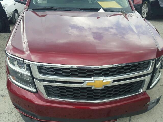 1GNSCHKC7GR290837 - 2016 CHEVROLET SUBURBAN C MAROON photo 7