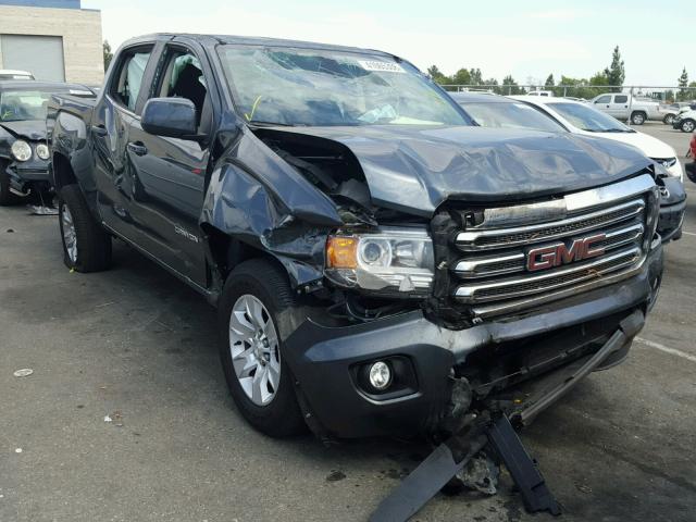 1GTG5BE34F1129442 - 2015 GMC CANYON SLE GRAY photo 1