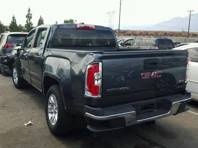 1GTG5BE34F1129442 - 2015 GMC CANYON SLE GRAY photo 3