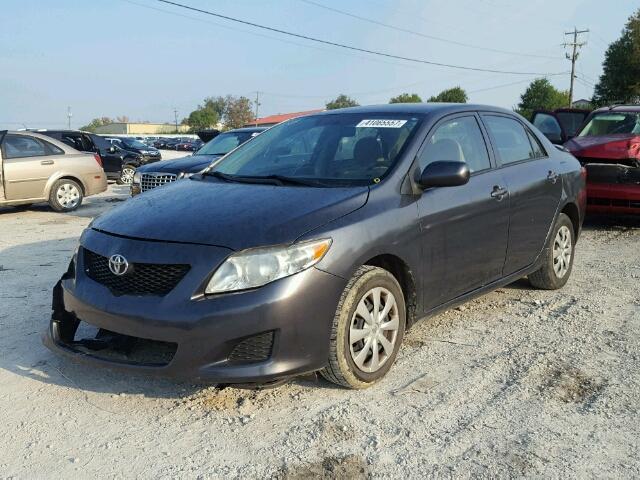 JTDBL40E599081234 - 2009 TOYOTA COROLLA BA GRAY photo 2