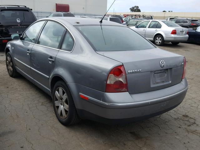 WVWRH63B63P264996 - 2003 VOLKSWAGEN PASSAT GLX 灰色 照片 3