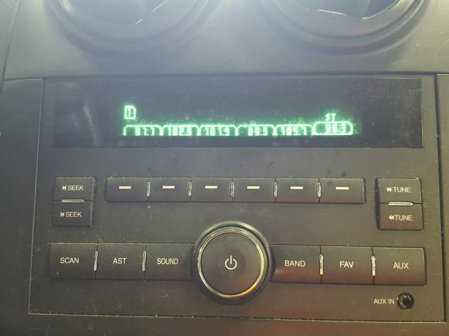 KL1TD66E89B646645 - 2009 CHEVROLET AVEO LS WHITE photo 9