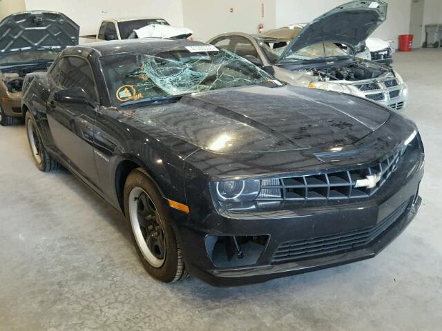 2G1FE1E35C9163119 - 2012 CHEVROLET CAMARO LS BLACK photo 1