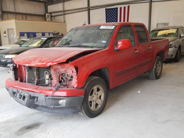 1GCDSCD91A8135903 - 2010 CHEVROLET COLORADO L RED photo 2