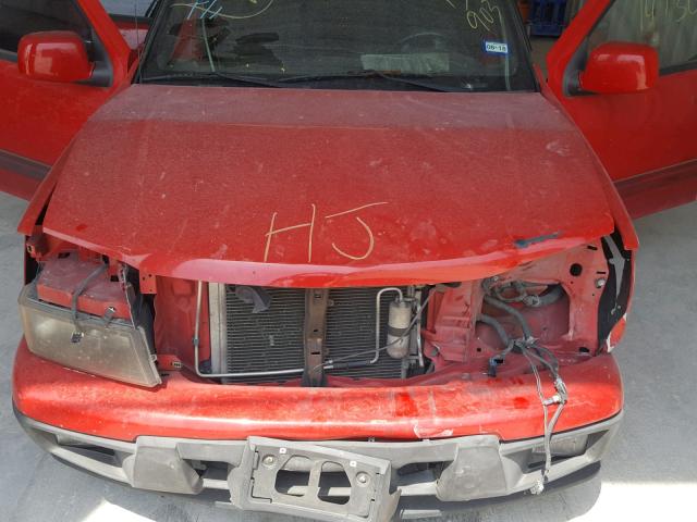 1GCDSCD91A8135903 - 2010 CHEVROLET COLORADO L RED photo 7
