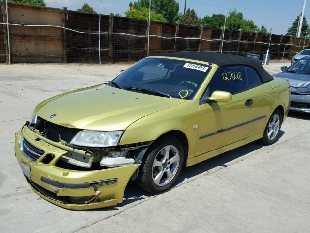 YS3FD79YX46006299 - 2004 SAAB 9-3 ARC GREEN photo 2