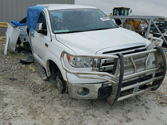 5TFEY5F10DX144852 - 2013 TOYOTA TUNDRA CRE WHITE photo 1