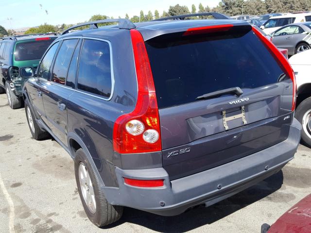 YV4CZ592061248690 - 2006 VOLVO XC90 GRAY photo 3