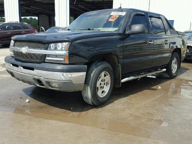 3GNEC13T93G326993 - 2003 CHEVROLET AVALANCHE BLACK photo 2