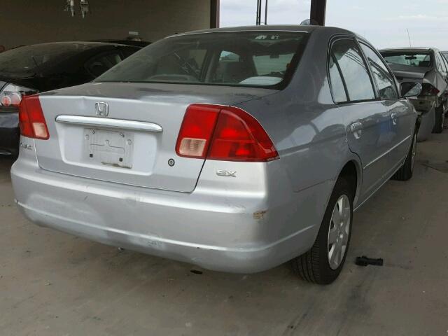 2HGES26751H534982 - 2001 HONDA CIVIC EX SILVER photo 4