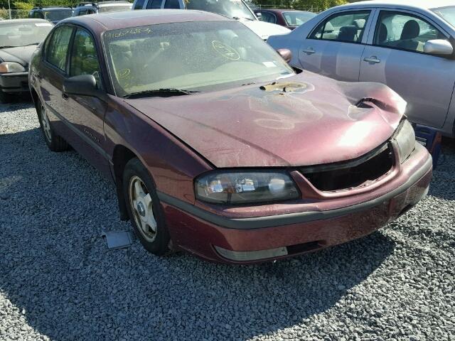 2G1WH55K129121440 - 2002 CHEVROLET IMPALA LS BURGUNDY photo 1