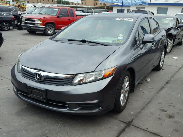 2HGFB2F96CH307051 - 2012 HONDA CIVIC EXL 灰色 照片 2