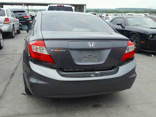 2HGFB2F96CH307051 - 2012 HONDA CIVIC EXL 灰色 照片 9
