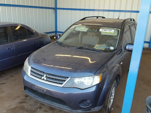 JA4MT31X67U005223 - 2007 MITSUBISHI OUTLANDER GRAY photo 2