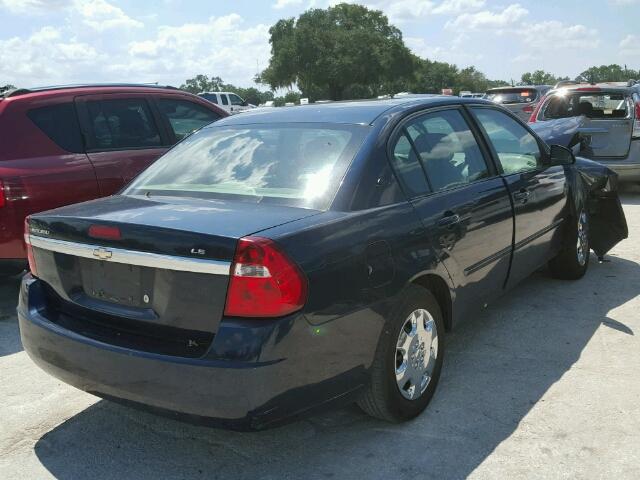 1G1ZS58F27F211692 - 2007 CHEVROLET MALIBU BLUE photo 4