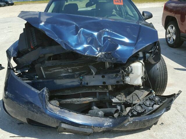 1G1ZS58F27F211692 - 2007 CHEVROLET MALIBU BLUE photo 9