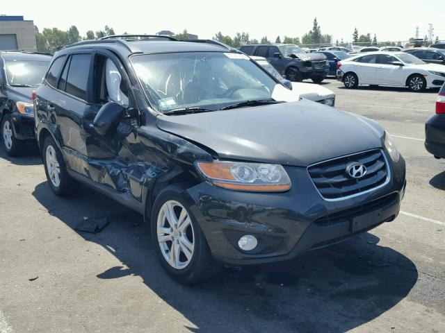 5XYZK4AG0BG049393 - 2011 HYUNDAI SANTA FE L GREEN photo 1