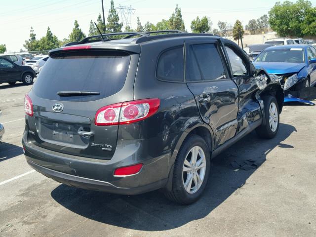 5XYZK4AG0BG049393 - 2011 HYUNDAI SANTA FE L GREEN photo 4