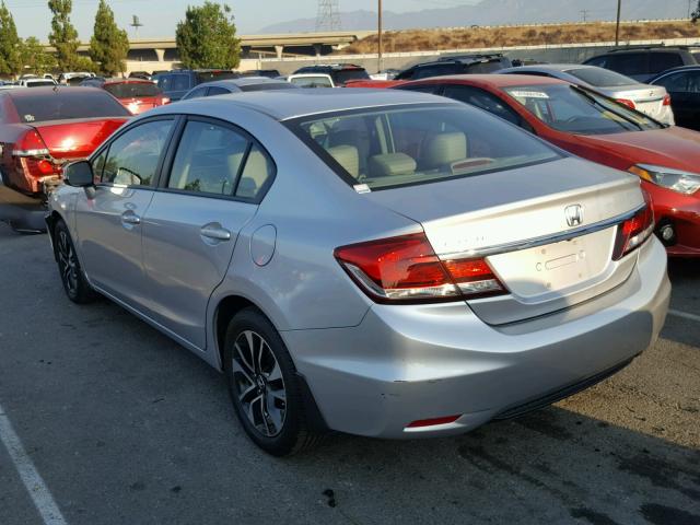 19XFB2F97DE229455 - 2013 HONDA CIVIC EXL 银色 照片 3