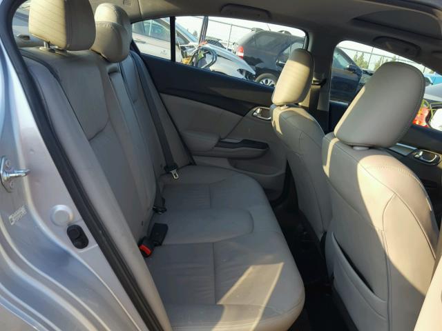 19XFB2F97DE229455 - 2013 HONDA CIVIC EXL 银色 照片 6