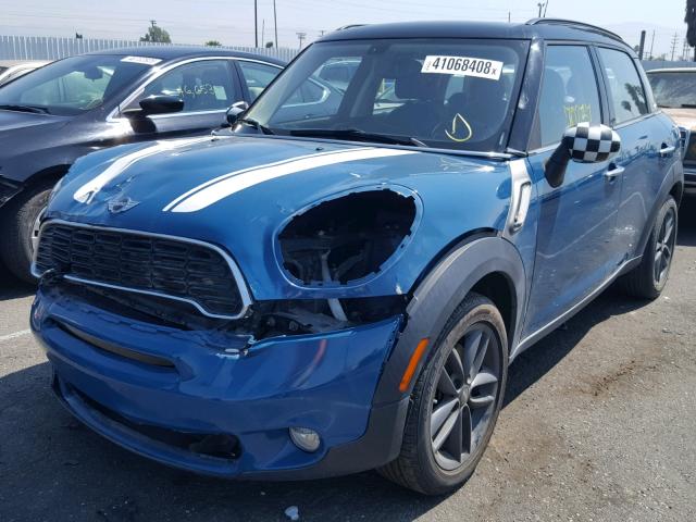 WMWZC3C54CWL83396 - 2012 MINI COOPER S C BLUE photo 2