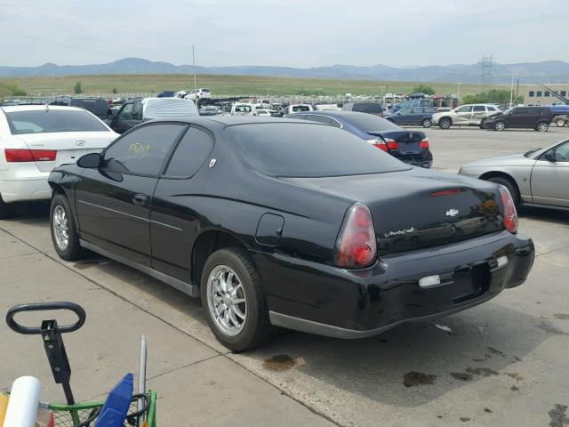 2G1WW12E5Y9232093 - 2000 CHEVROLET MONTE CARL 黑色 照片 3