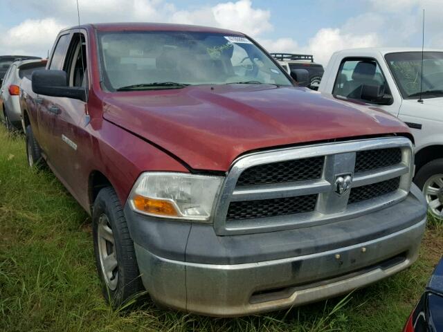 1C6RD6FP3CS101648 - 2012 DODGE RAM 1500 S RED photo 1