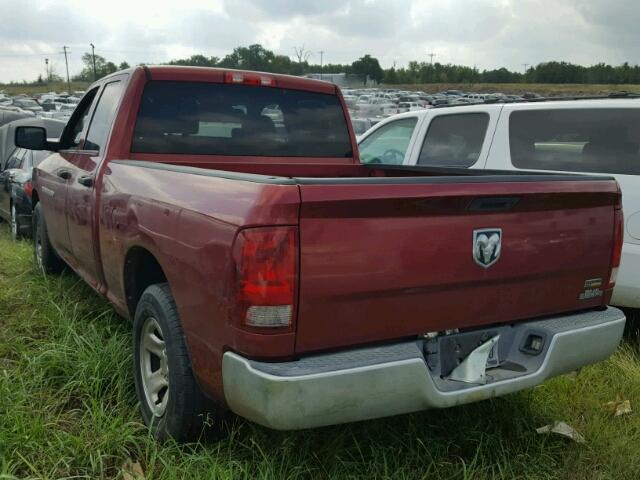 1C6RD6FP3CS101648 - 2012 DODGE RAM 1500 S RED photo 3