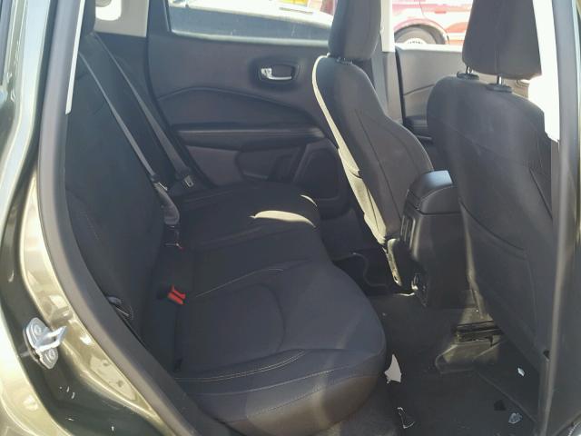 3C4NJDAB4JT153527 - 2018 JEEP COMPASS SP GREEN photo 6