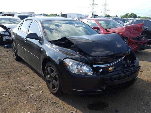 1G1ZG57B78F271484 - 2008 CHEVROLET MALIBU LS შავი ფოტო 1