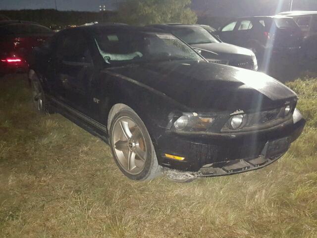 1ZVBP8CH3A5139867 - 2010 FORD MUSTANG BLACK photo 1