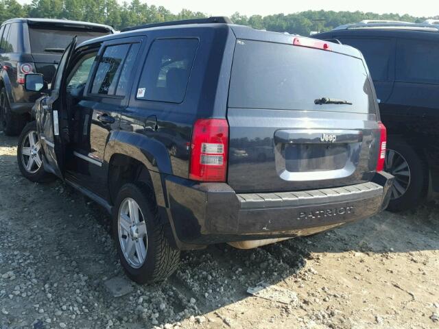 1J4NT1GA9AD677067 - 2010 JEEP PATRIOT SP BLUE photo 3