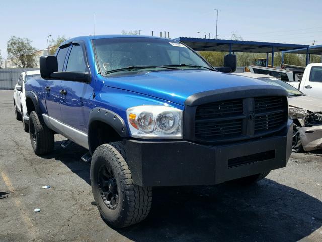 3D7KS28AX7G771055 - 2007 DODGE RAM 2500 S BLUE photo 1
