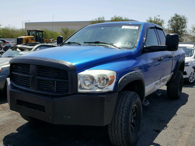 3D7KS28AX7G771055 - 2007 DODGE RAM 2500 S BLUE photo 2