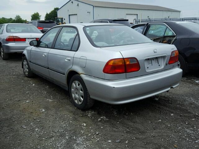 2HGEJ6612YH925135 - 2000 HONDA CIVIC BASE SILVER photo 3