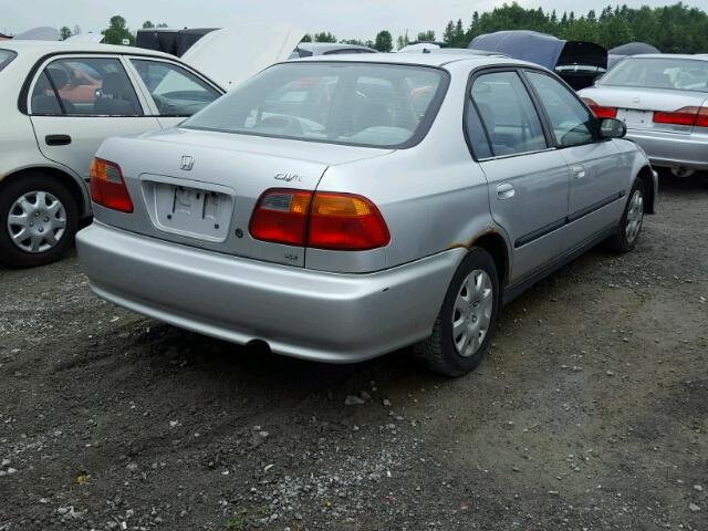 2HGEJ6612YH925135 - 2000 HONDA CIVIC BASE SILVER photo 4