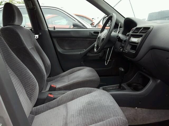 2HGEJ6612YH925135 - 2000 HONDA CIVIC BASE SILVER photo 5