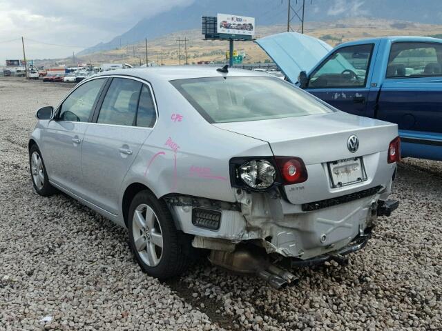 3VWRM71K49M131010 - 2009 VOLKSWAGEN JETTA SE SILVER photo 3