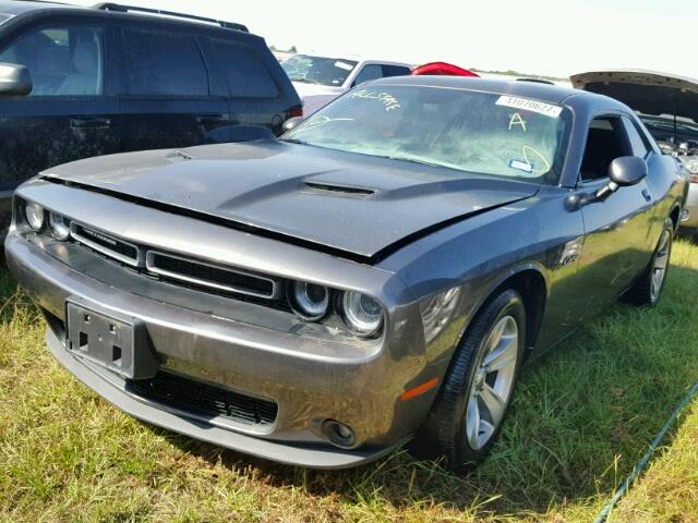 2C3CDZAG5FH789076 - 2015 DODGE CHALLENGER GRAY photo 2