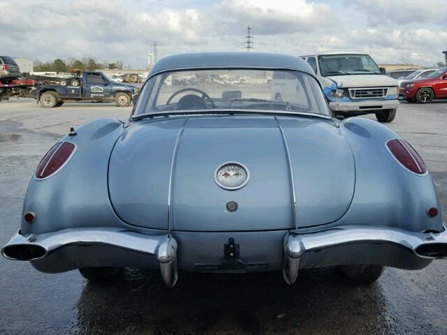 J58S109085 - 1958 CHEVROLET CORVETTE SILVER photo 10