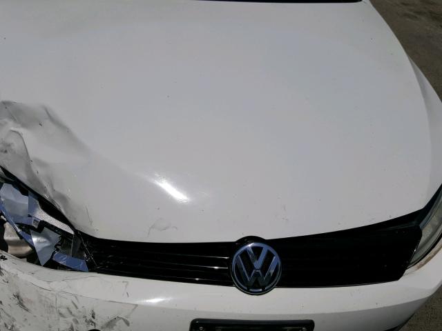 3VW1K7AJ7BM326972 - 2011 VOLKSWAGEN JETTA BASE Սպիտակ լուսանկար 7