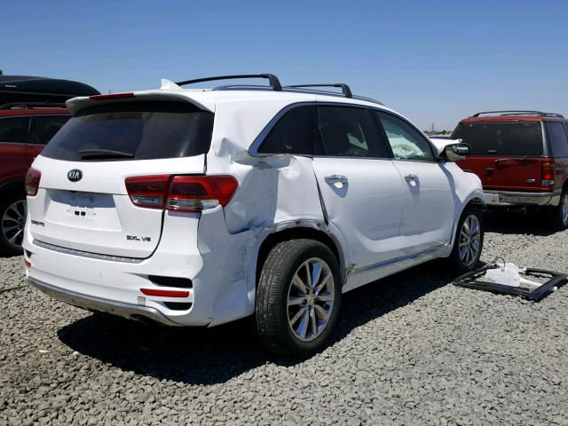 5XYPKDA57GG143106 - 2016 KIA SORENTO SX WHITE photo 4