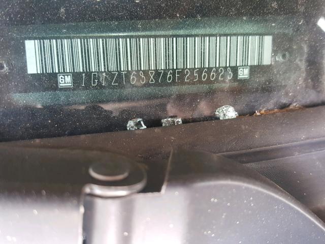 1G1ZT63876F256623 - 2006 CHEVROLET MALIBU MAX ნაცრისფერი ფოტო 10