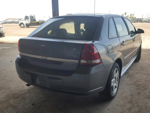 1G1ZT63876F256623 - 2006 CHEVROLET MALIBU MAX ნაცრისფერი ფოტო 4