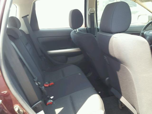 JTKKT624850101581 - 2005 TOYOTA SCION XA ბურგუნდია ფოტო 6