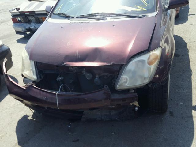 JTKKT624850101581 - 2005 TOYOTA SCION XA ბურგუნდია ფოტო 9